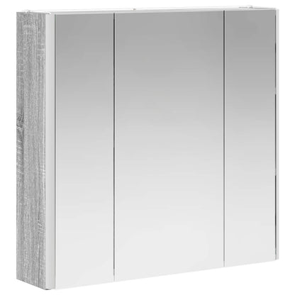 Mobiletto per specchio da bagno Grigio Sonoma | homemem39
