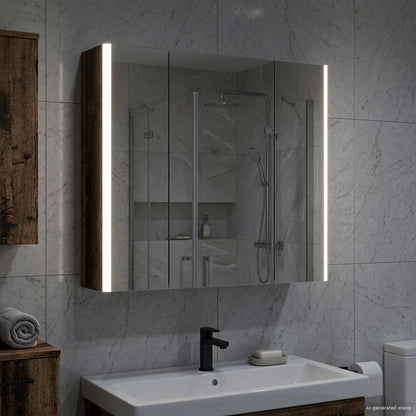 Mobiletto per specchio da bagno Legno vecchio | homemem39