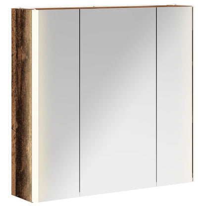 Mobiletto per specchio da bagno Legno vecchio
