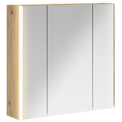 Mobiletto per specchio da bagno Rovere Artigianale