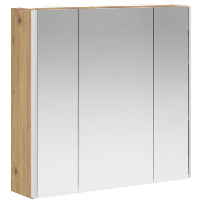 Mobiletto per specchio da bagno Rovere Artigianale | homemem39