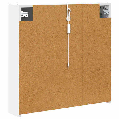 Mobiletto per specchio da bagno Bianco 73.5 x 15.5 x 70 cm | homemem39