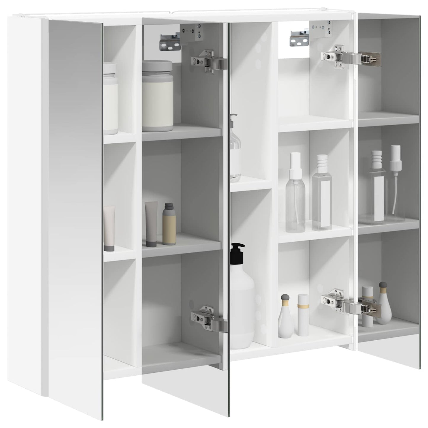 Mobiletto per specchio da bagno Bianco 73.5 x 15.5 x 70 cm | homemem39