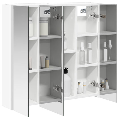 Mobiletto per specchio da bagno Bianco 73.5 x 15.5 x 70 cm | homemem39