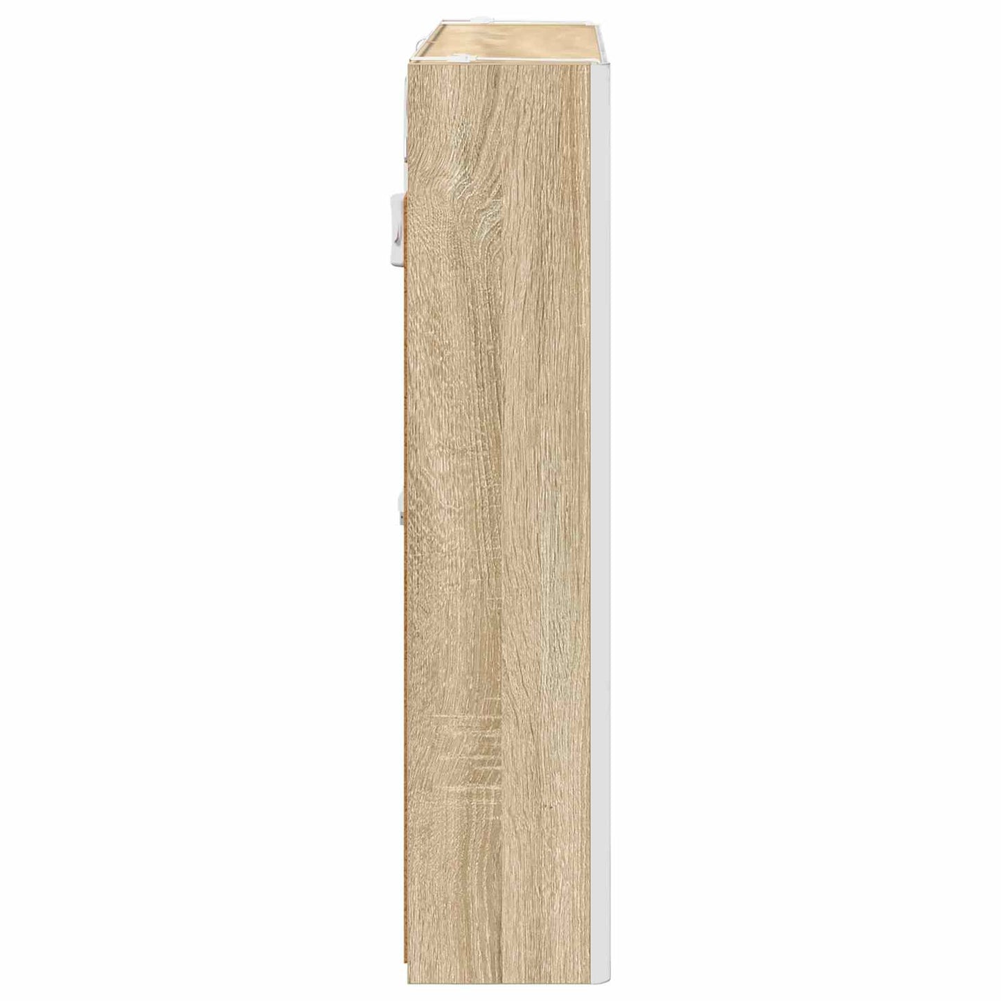 Mobiletto per specchio da bagno con lo scaffale Rovere Sonoma