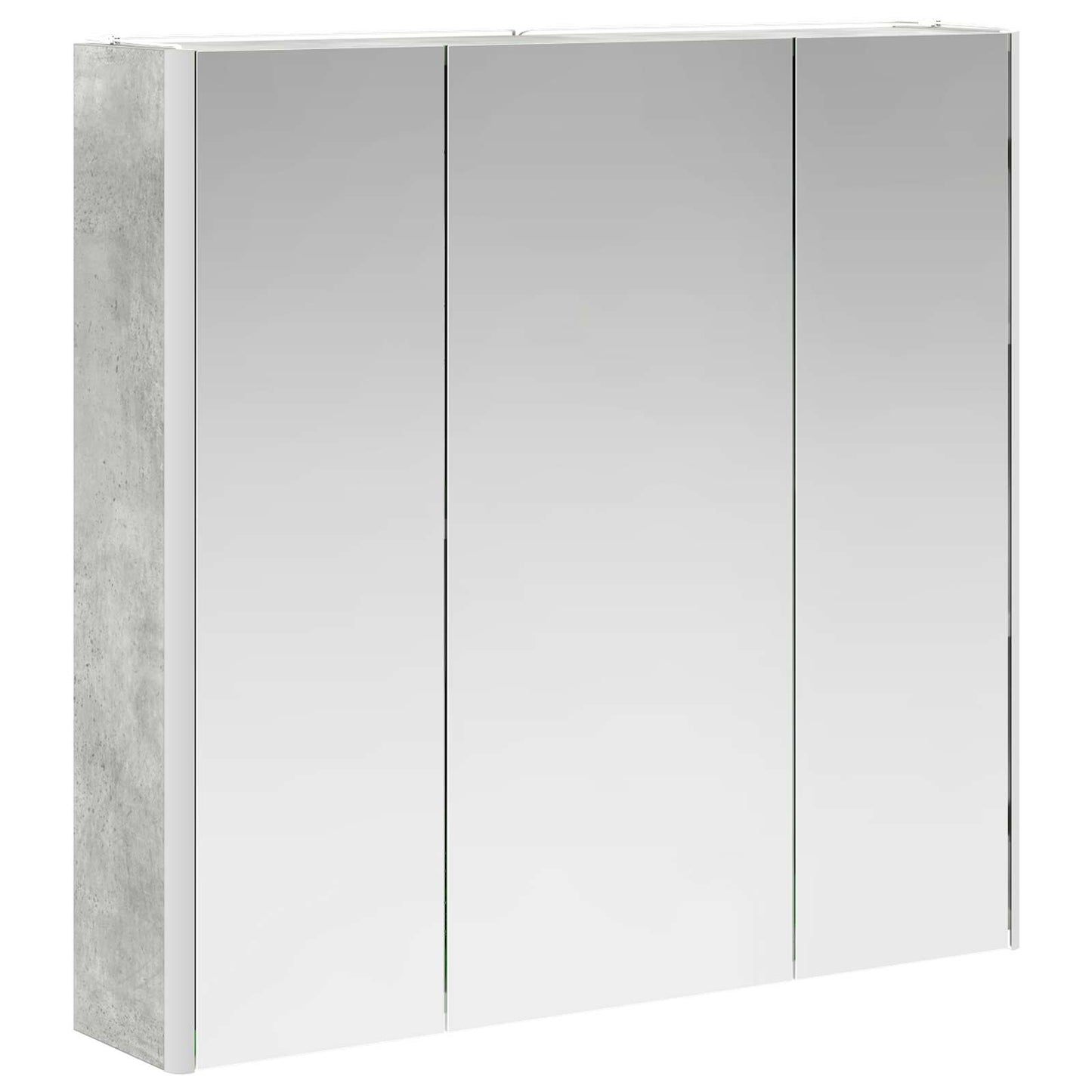 Mobiletto per specchio da bagno con lo scaffale Grigio cemento