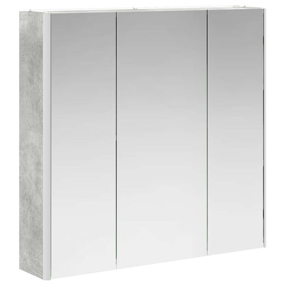 Mobiletto per specchio da bagno con lo scaffale Grigio cemento