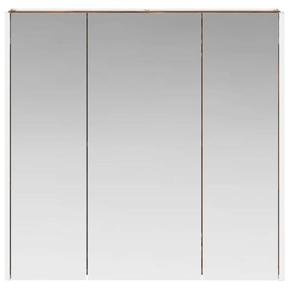 Mobiletto per specchio da bagno Rovere fumé 73.5 x 15.5 x 70 cm