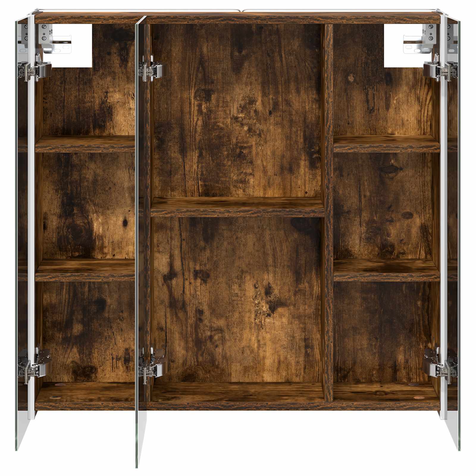 Mobiletto per specchio da bagno Rovere fumé 73.5 x 15.5 x 70 cm | homemem39