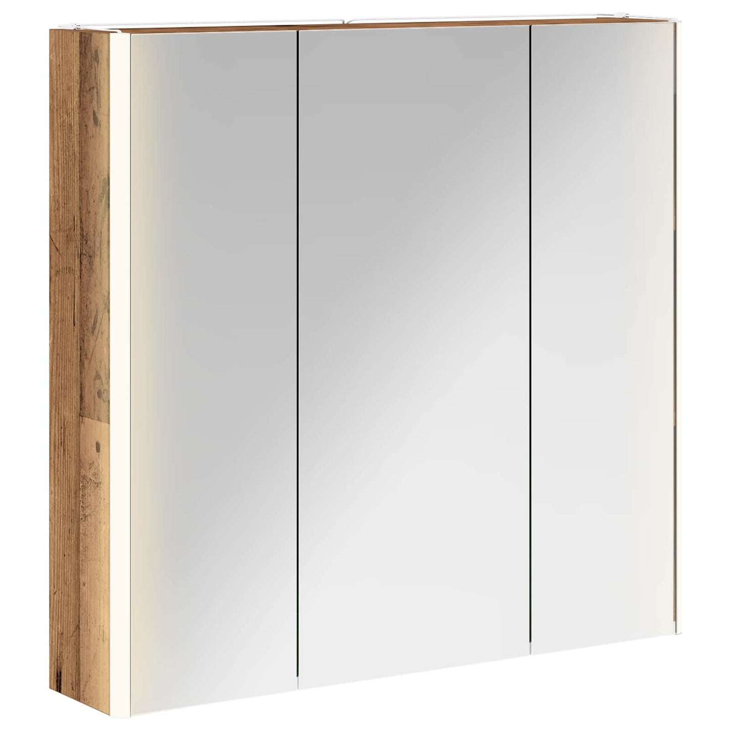 Mobiletto per specchio da bagno con lo scaffale Legno vecchio | homemem39