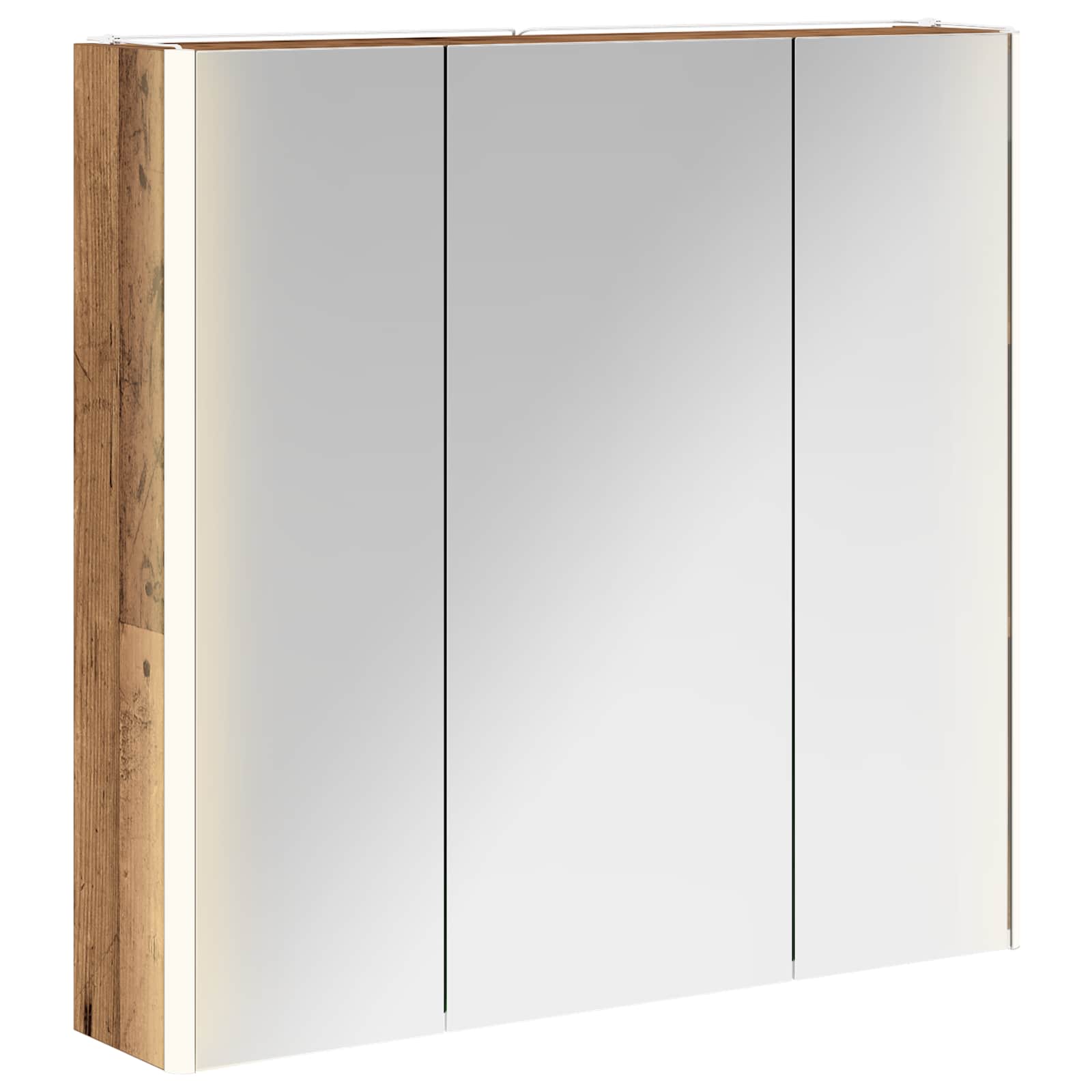 Mobiletto per specchio da bagno con lo scaffale Legno vecchio | homemem39