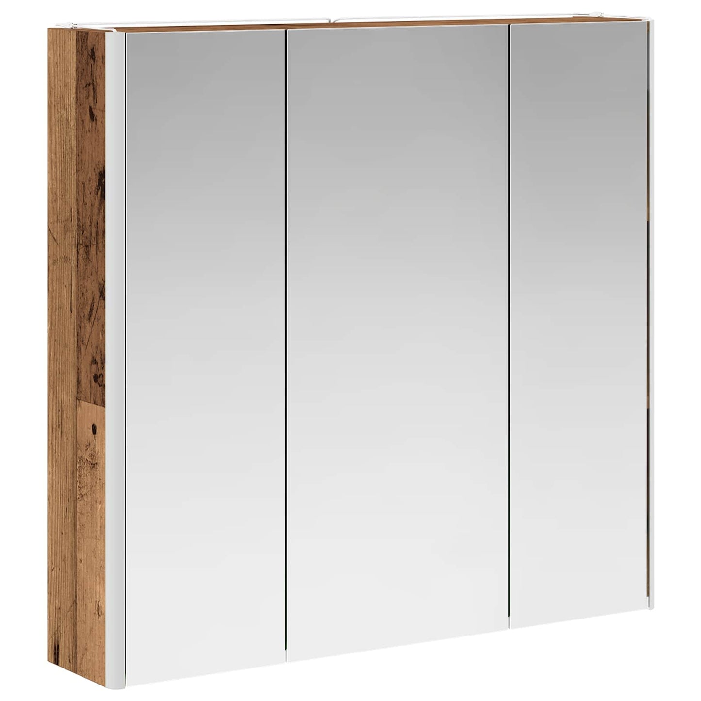 Mobiletto per specchio da bagno con lo scaffale Legno vecchio | homemem39