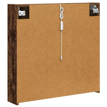 Mobiletto per specchio da bagno con lo scaffale Legno vecchio | homemem39