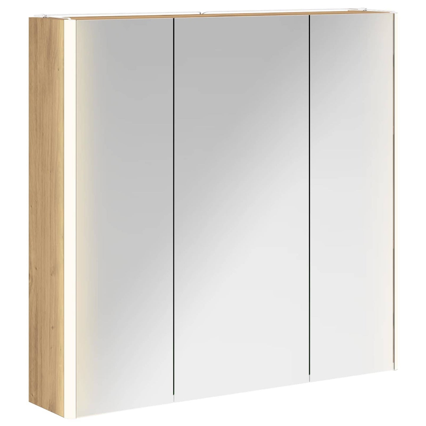 Mobiletto per specchio da bagno con porta Rovere Artigianale