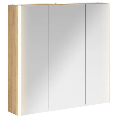 Mobiletto per specchio da bagno con porta Rovere Artigianale