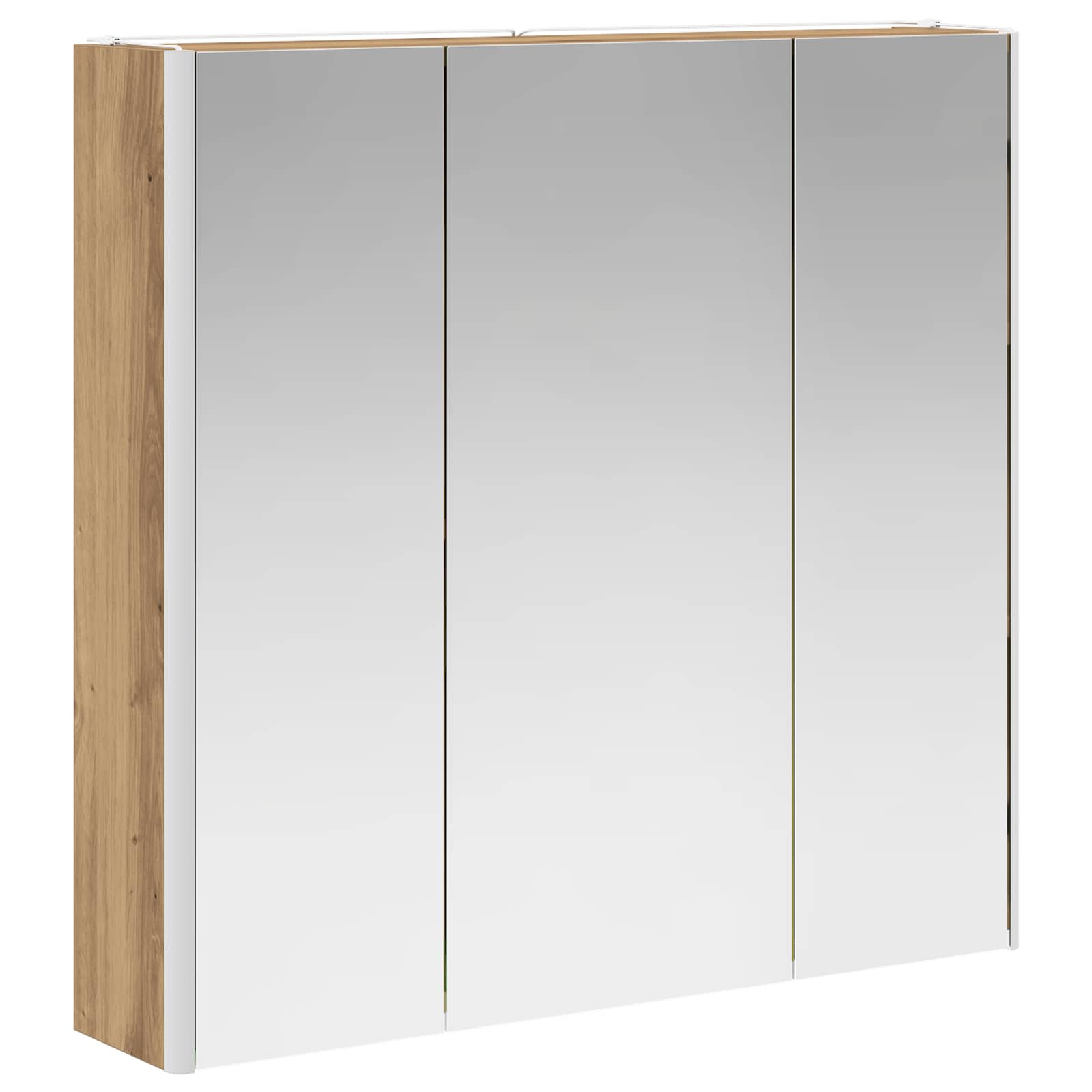 Mobiletto per specchio da bagno con porta Rovere Artigianale | homemem39