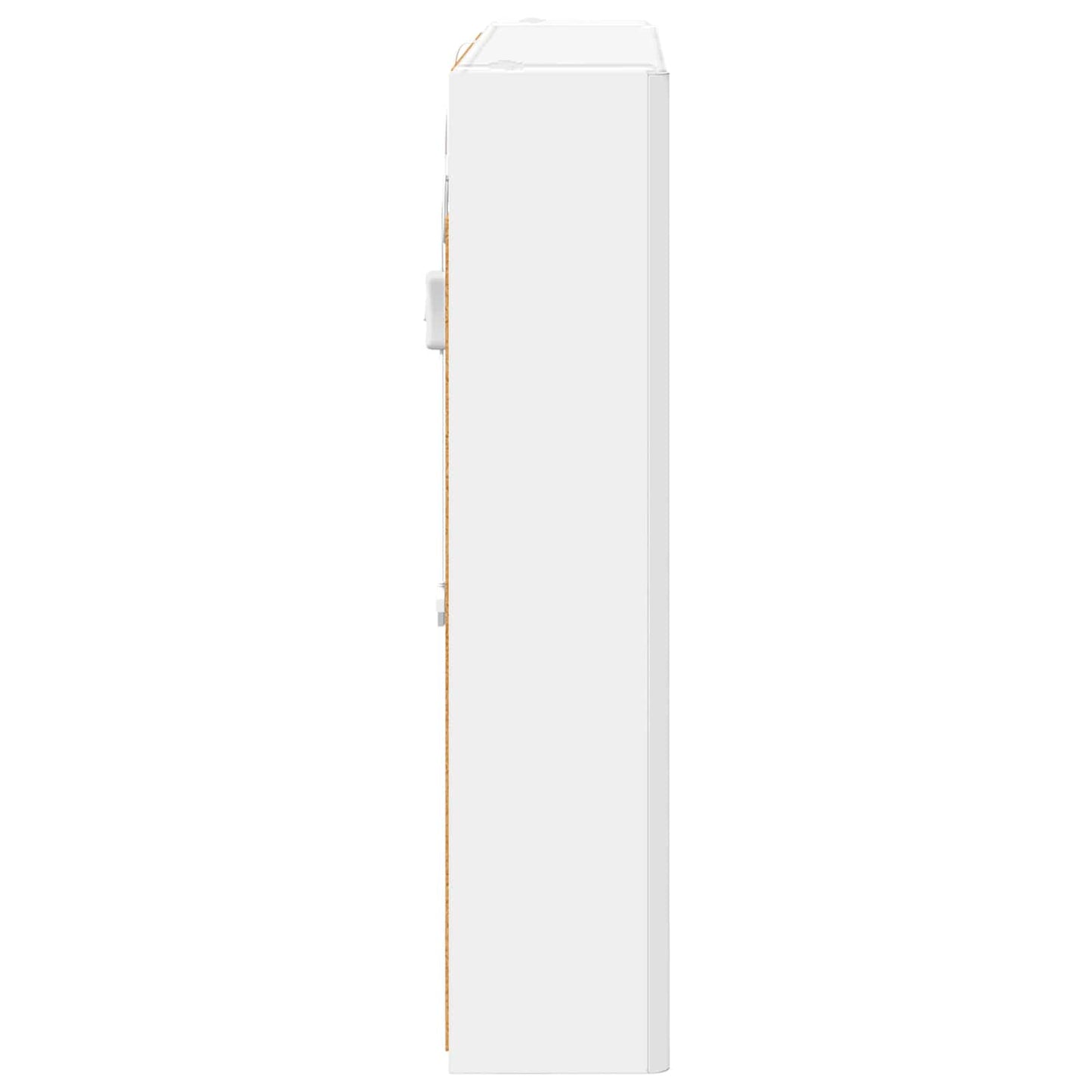 Mobiletto per specchio da bagno Bianco 83,5 x 15,5 x 70 cm