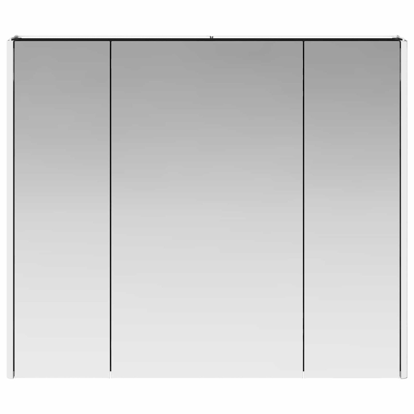 Mobiletto per specchio da bagno Rovere Nero 83,5 x 15,5 x 70 cm