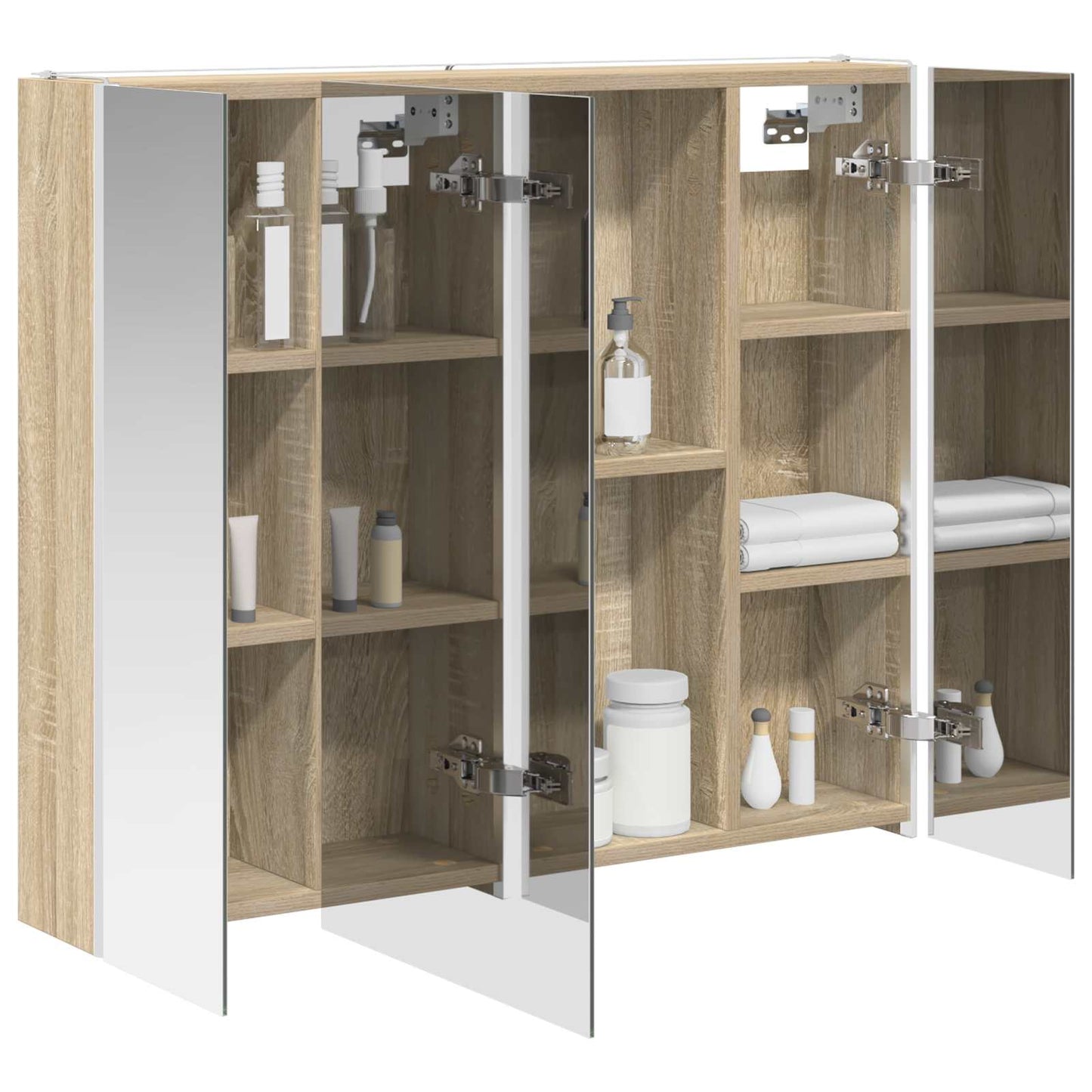 Mobiletto per specchio da bagno Rovere Sonoma | homemem39