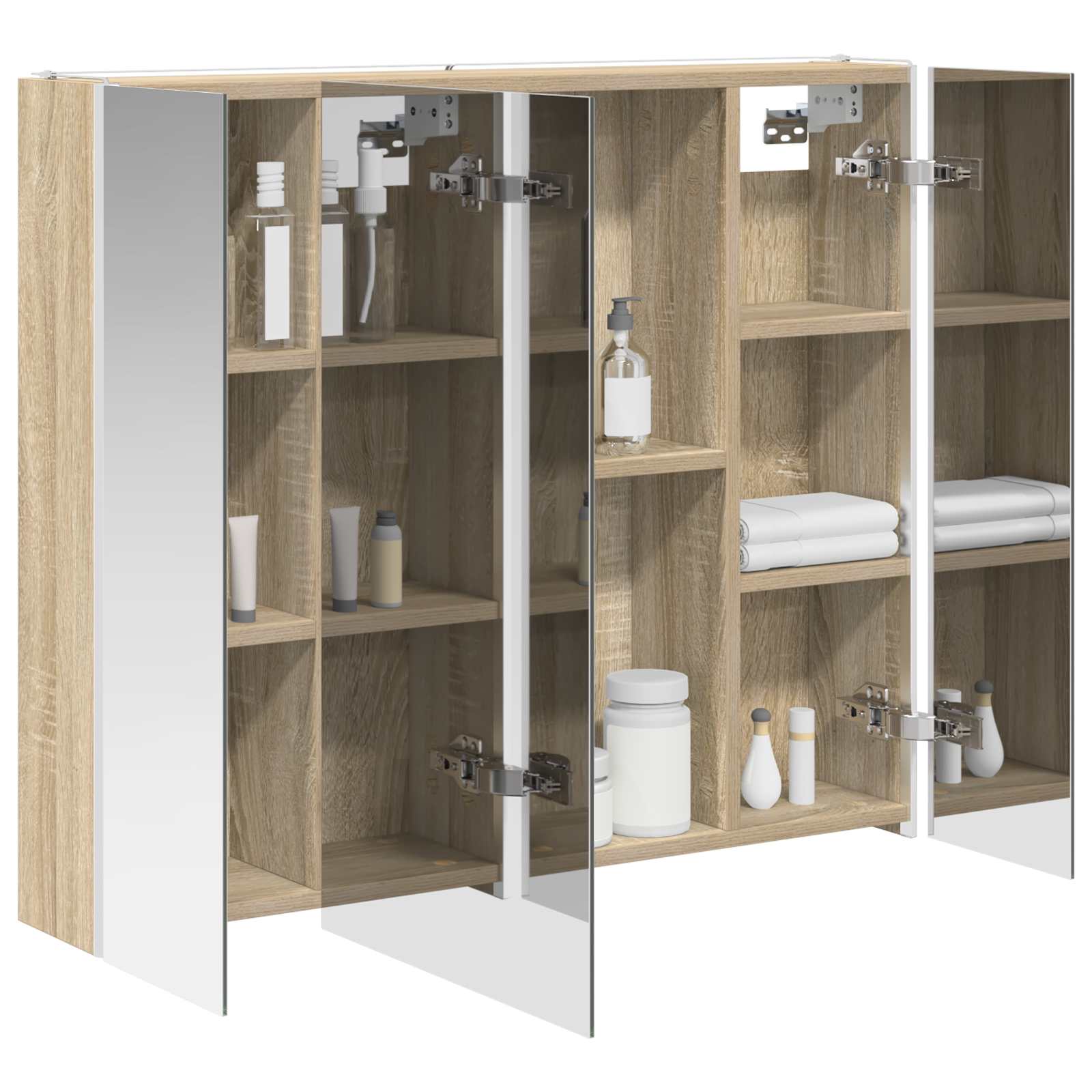 Mobiletto per specchio da bagno Rovere Sonoma | homemem39