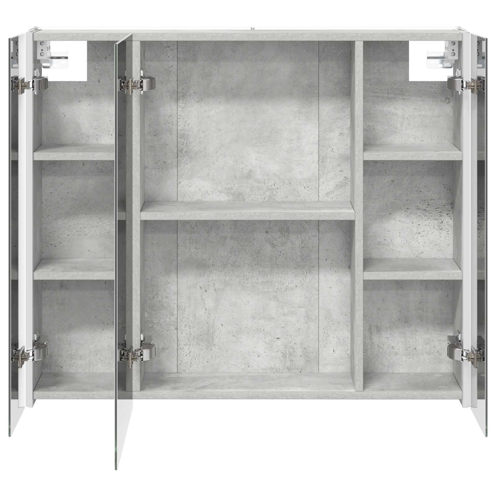 Mobiletto per specchio da bagno Grigio cemento | homemem39