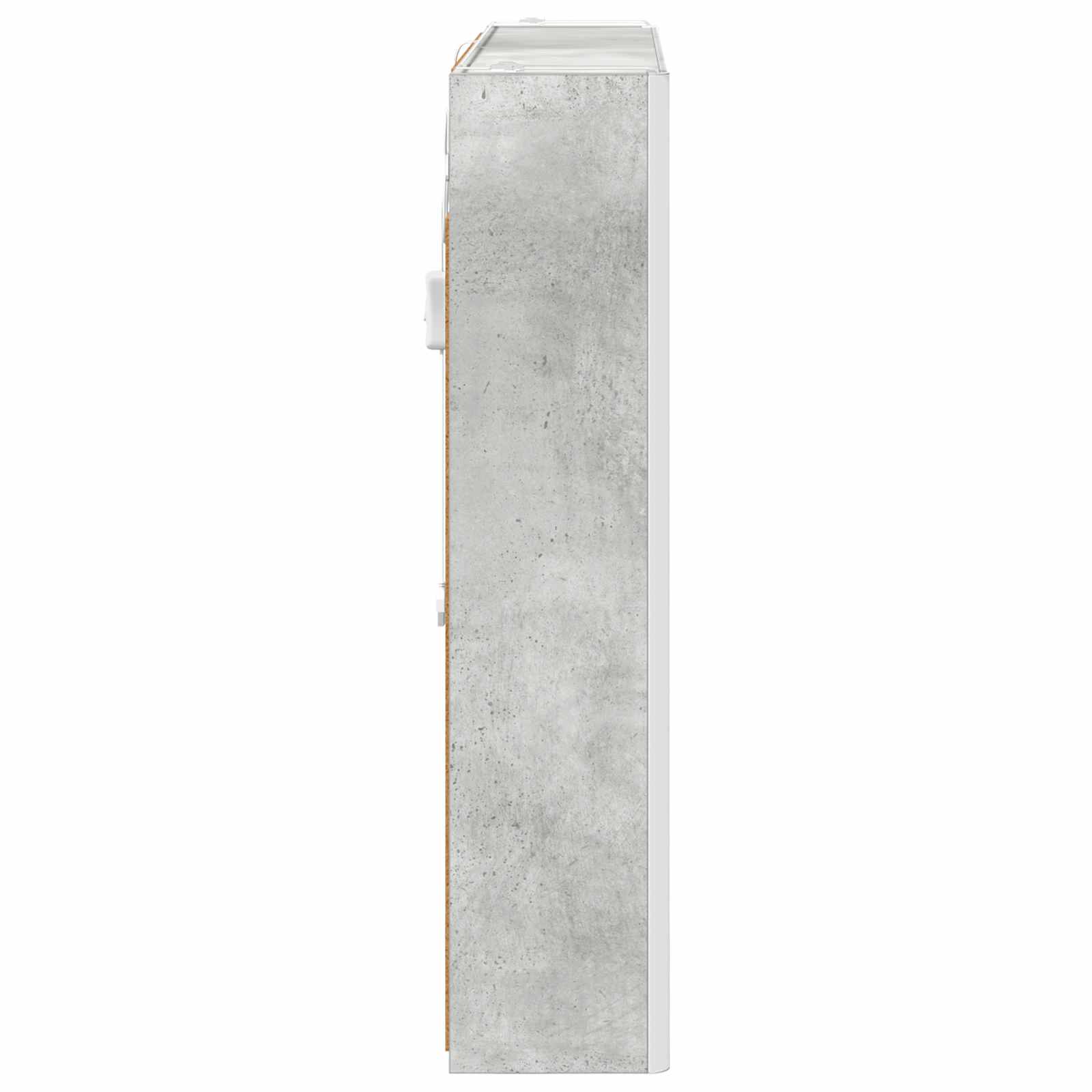 Mobiletto per specchio da bagno Grigio cemento | homemem39