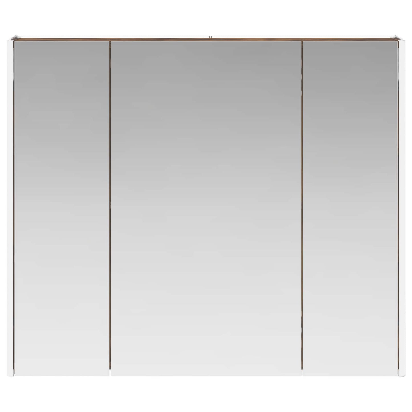 Mobiletto per specchio da bagno Rovere fumé 83,5 x 15,5 x 70 cm | homemem39
