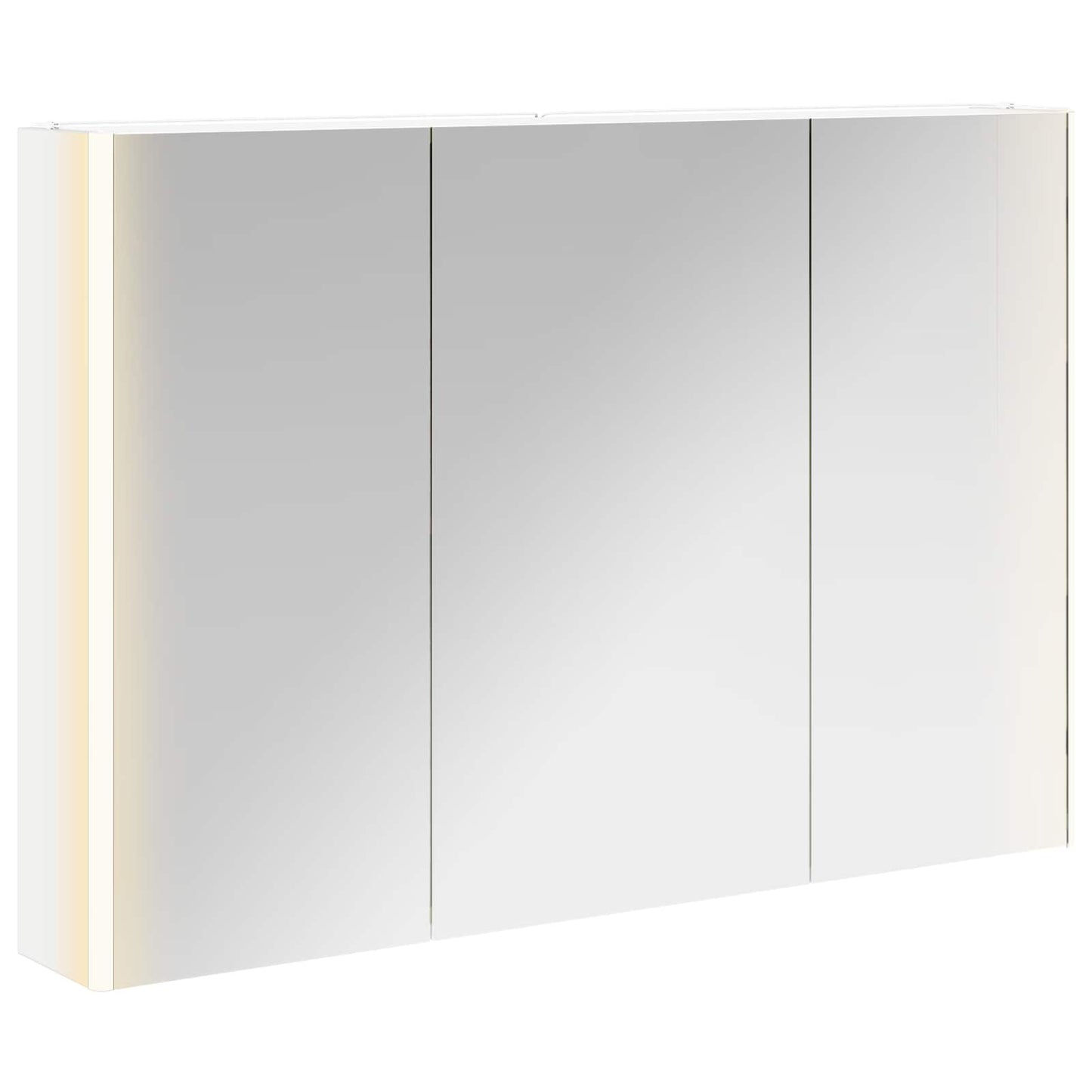 Mobiletto per specchio da bagno Bianco 103,5 x 15,5 x 70 cm | homemem39