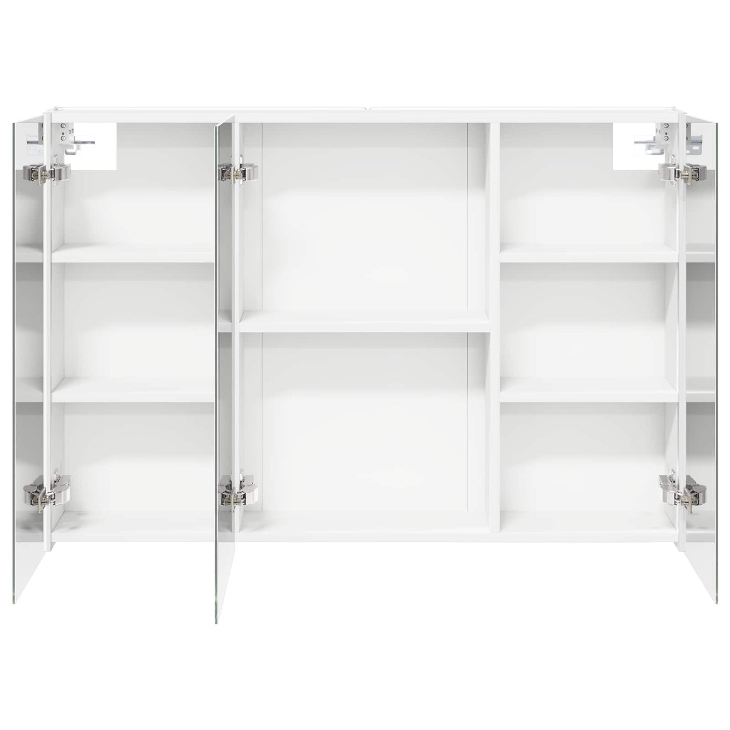 Mobiletto per specchio da bagno Bianco 103,5 x 15,5 x 70 cm | homemem39