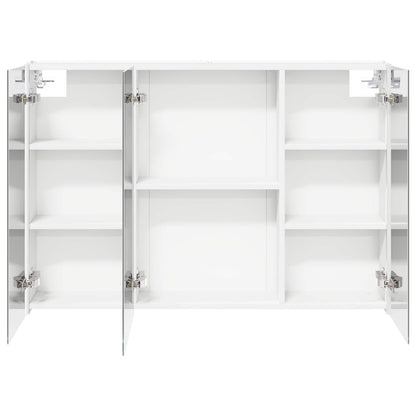 Mobiletto per specchio da bagno Bianco 103,5 x 15,5 x 70 cm | homemem39