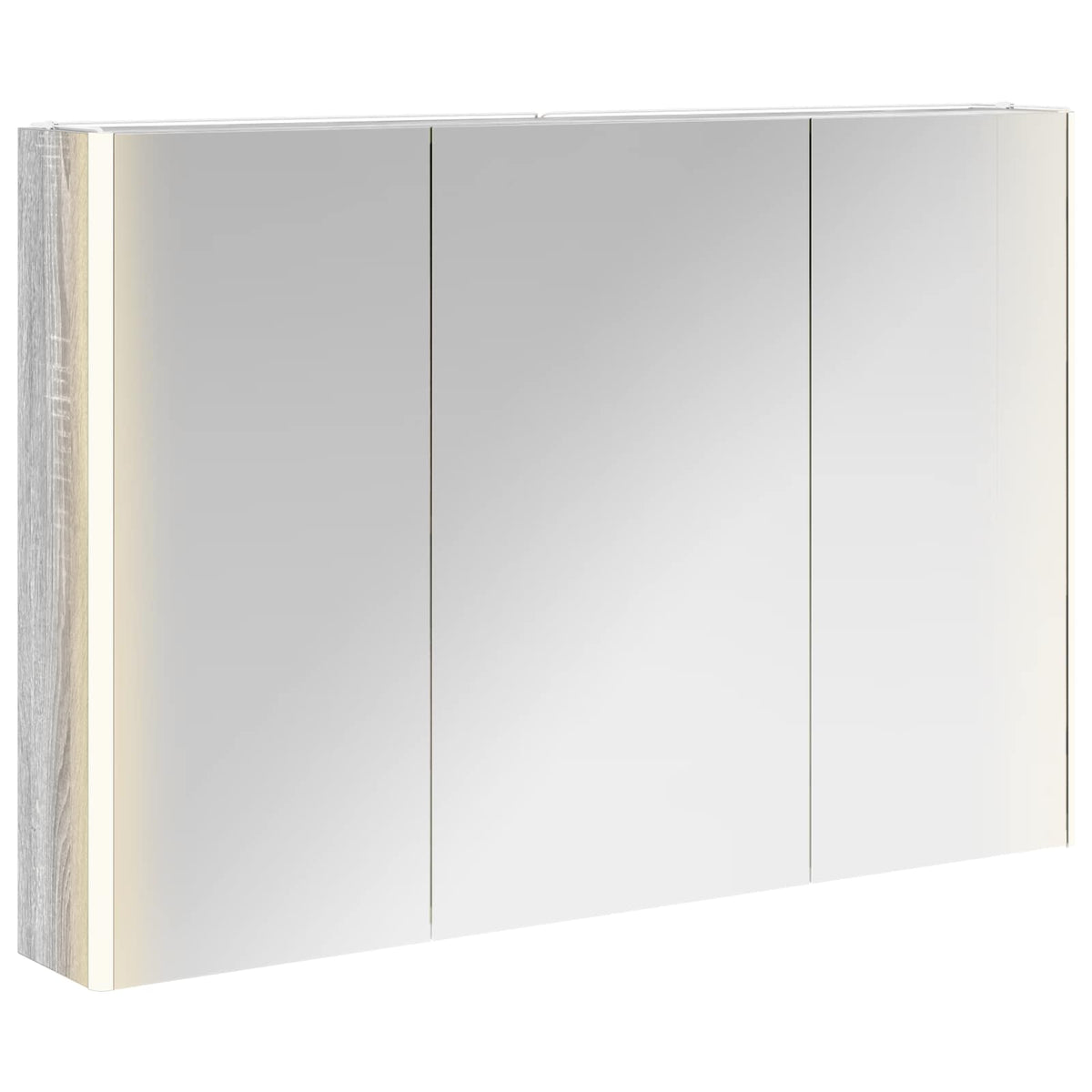 Mobiletto per specchio da bagno Grigio Sonoma | homemem39