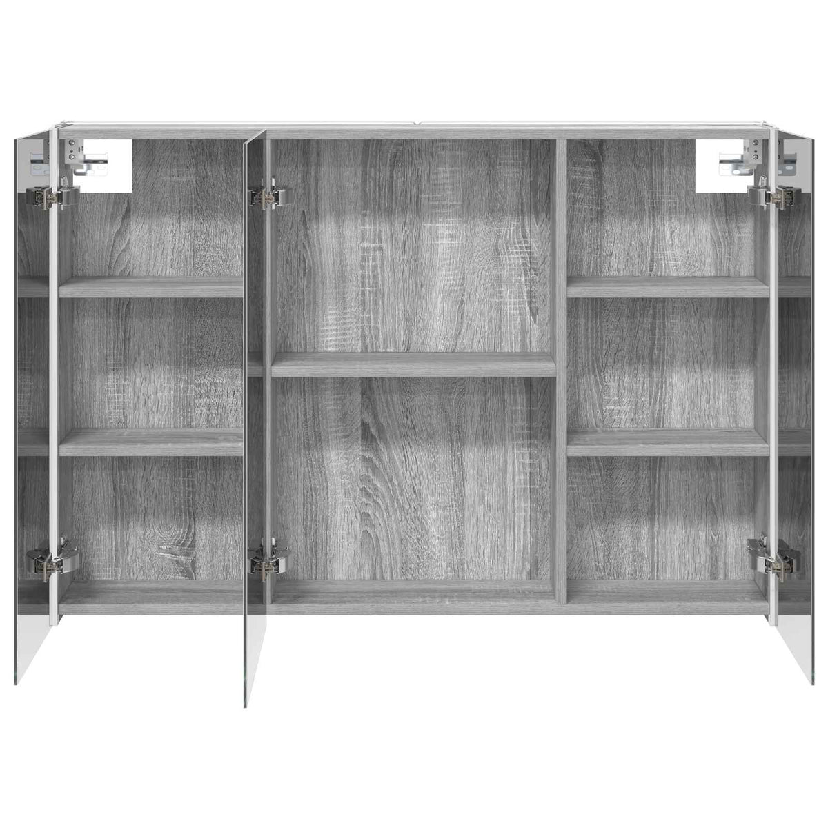 Mobiletto per specchio da bagno Grigio Sonoma | homemem39