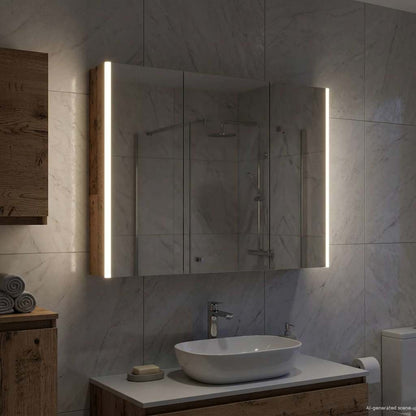Mobiletto per specchio da bagno Legno vecchio | homemem39