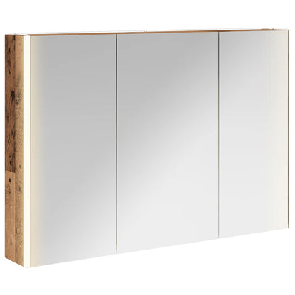 Mobiletto per specchio da bagno Legno vecchio
