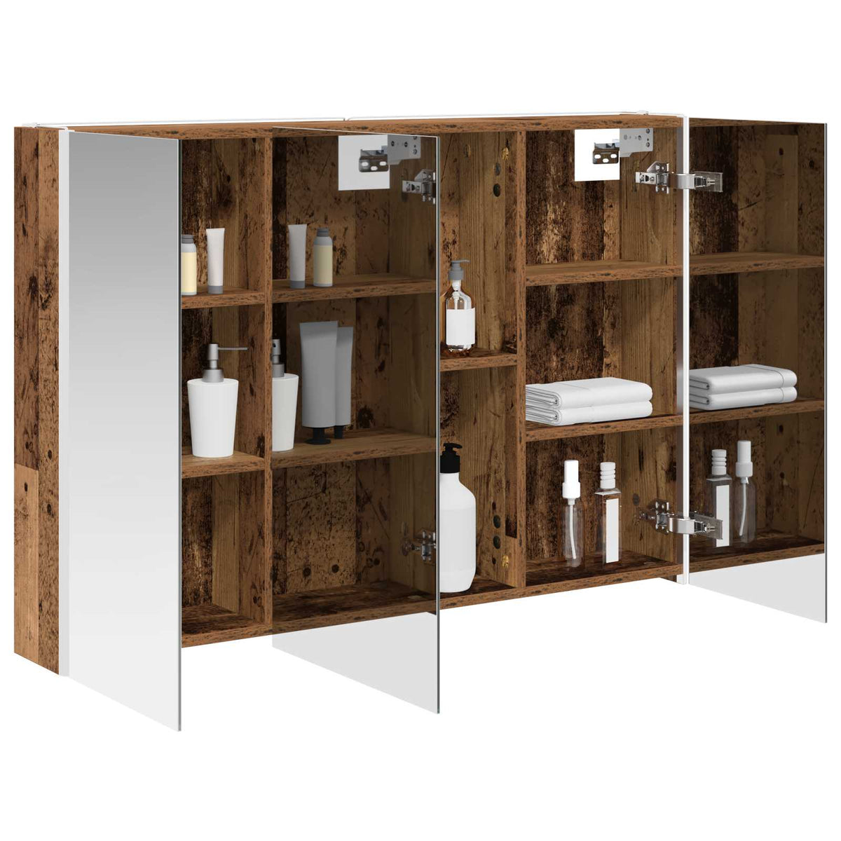 Mobiletto per specchio da bagno Legno vecchio