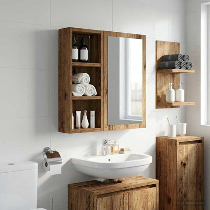 Armadio da bagno a muro Legno vecchio 20 x 10 x 50 cm