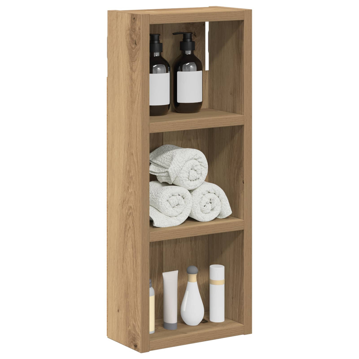 Armadio da bagno a muro Rovere Artigianale 20 x 10 x 50 cm