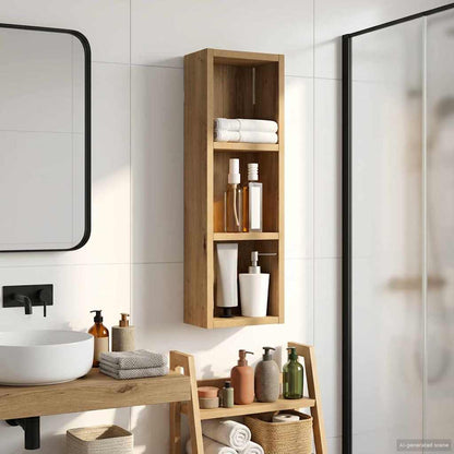 Armadio da bagno a muro Rovere Artigianale 20 x 10 x 60,5 cm | homemem39