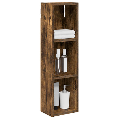 Armadio da bagno a muro Quercia Affumicata 20 x 14 x 70 cm