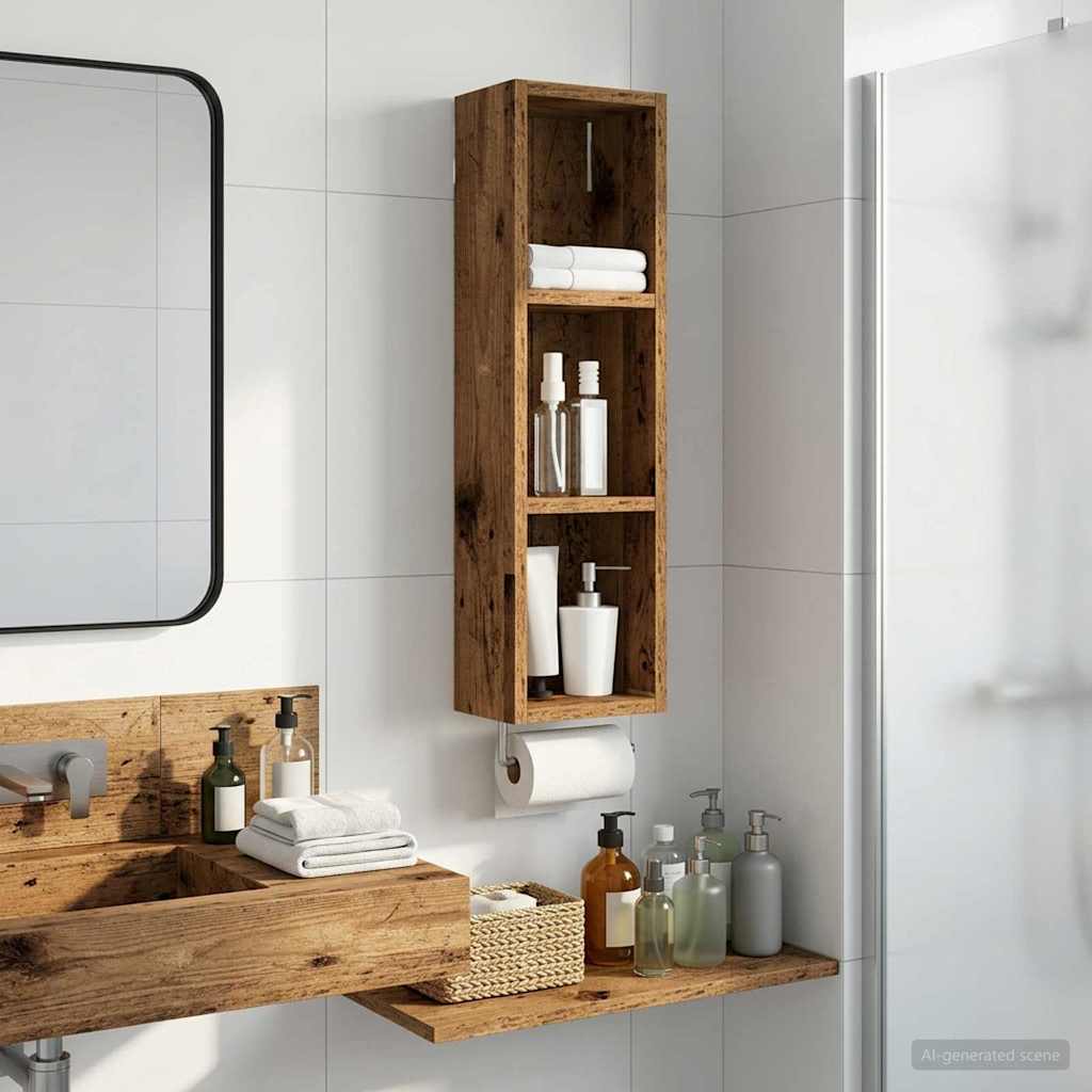 Armadio da bagno a muro Legno vecchio 20 x 14 x 70 cm | homemem39