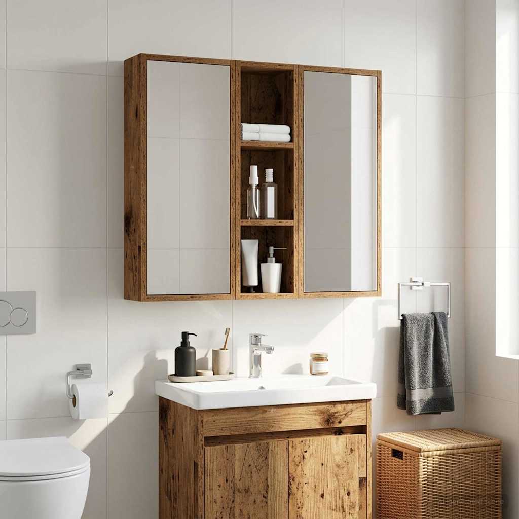 Armadio da bagno a muro Legno vecchio 20 x 14 x 70 cm | homemem39