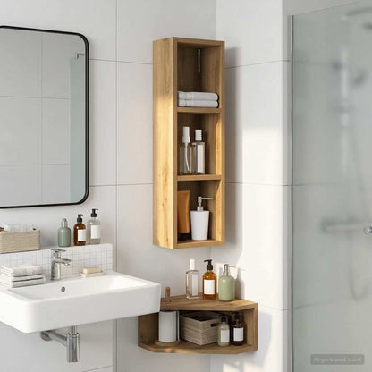 Armadio da bagno a muro Rovere Artigianale 20 x 14 x 70 cm | homemem39