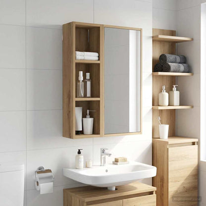 Armadio da bagno a muro Rovere Artigianale 20 x 14 x 70 cm | homemem39
