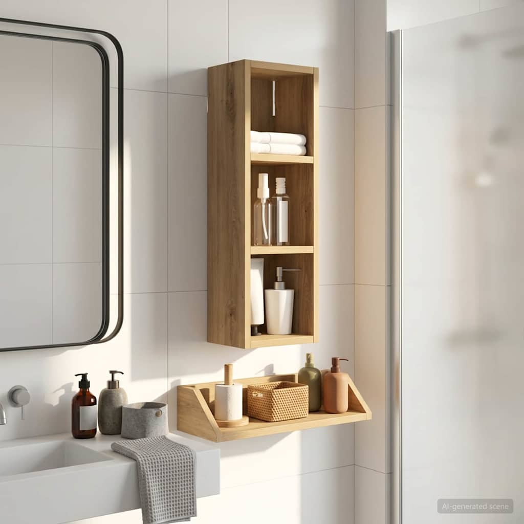 Armadio da bagno a muro Rovere Artigianale 20 x 16 x 62,5 cm
