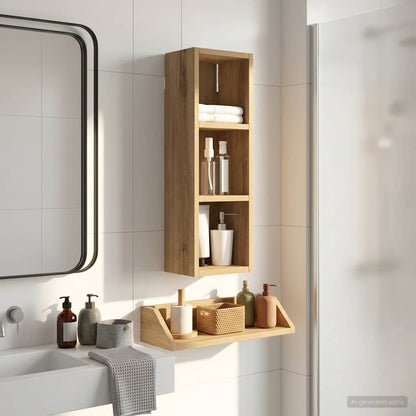 Armadio da bagno a muro Rovere Artigianale 20 x 16 x 62,5 cm