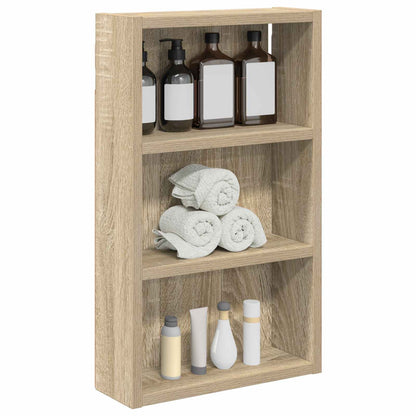 Armadio da bagno a muro Rovere Sonoma 30 x 10 x 50 cm