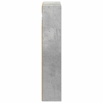 Armadio da bagno a muro Grigio Cemento 30 x 10 x 50 cm