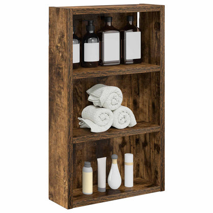 Armadio da bagno a muro Quercia Affumicata 30 x 10 x 50 cm