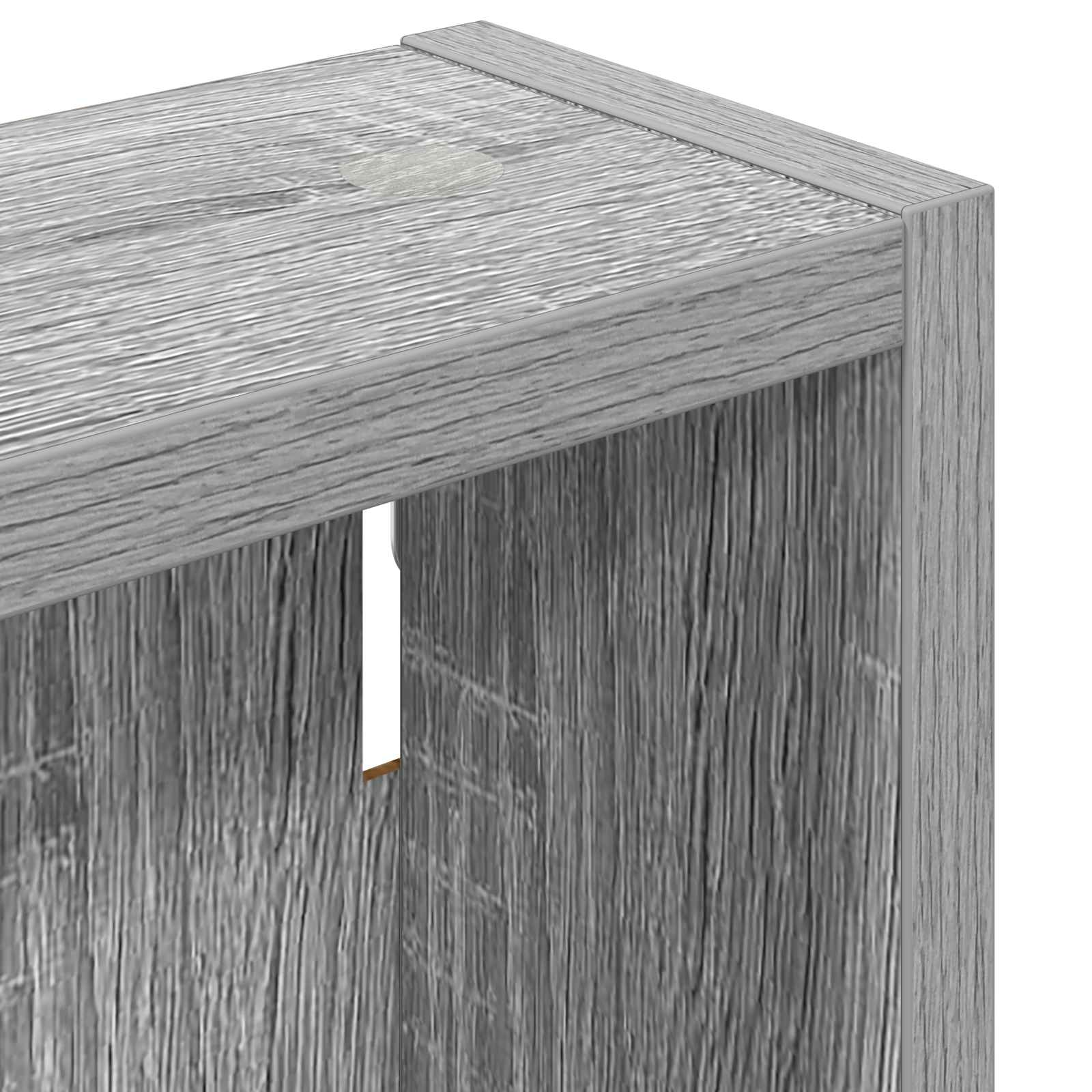 Armadio da bagno a muro Sonoma grigia 30 x 10 x 50 cm | homemem39