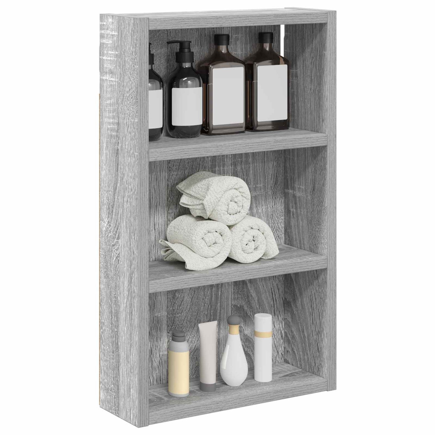 Armadio da bagno a muro Sonoma grigia 30 x 10 x 50 cm | homemem39